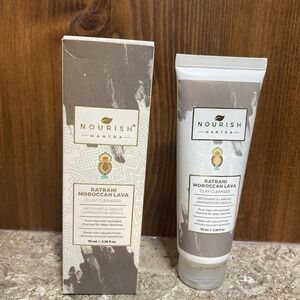 Nourish Mantra Ratrani Moroccan Lava Clay Cleanser  2.36 oz Exp: 12/21